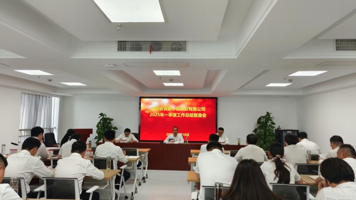 安振小贷召开2025年一季度总结复盘会